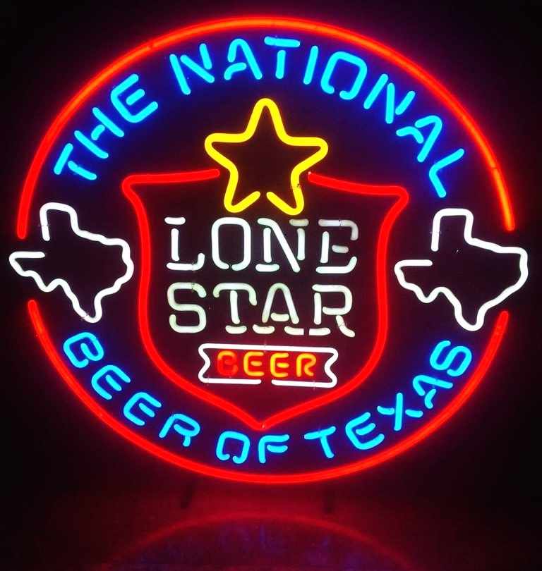 Lone Star National Beer Of Texas Beer Neon SIgn